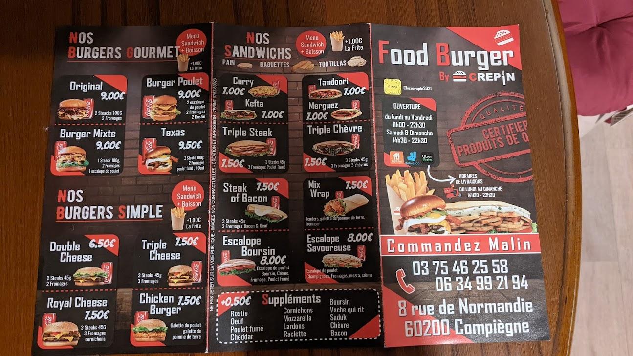 Photo du restaurant Food Burger by Crepin