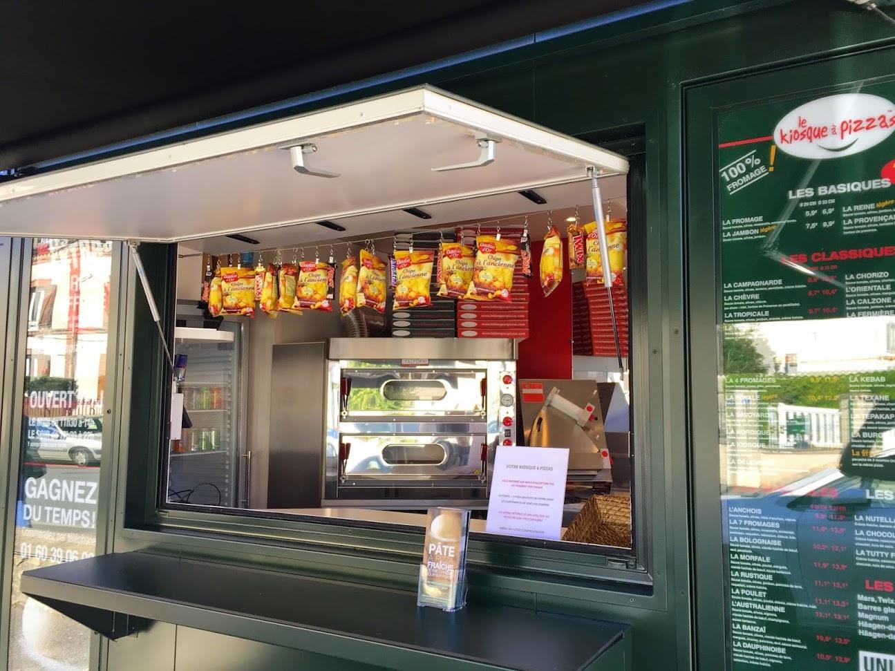 Photo de kiosque à pizzas